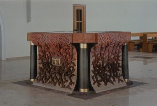Altar "Brennender Dornenbusch"